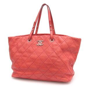 Chanel On The Road Tote Red